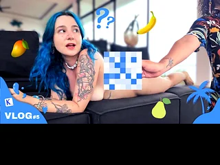 Hádám, jaké ovoce se mi vejde do kundičky - Hairy French Vlog
