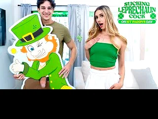Nevlastní sestra Emily Jade krémuje nevlastního bratra po penisu poté, co viděla, jak je VELKÝ S14:E1